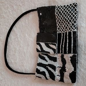 Vintage Sequin Clutch Bag